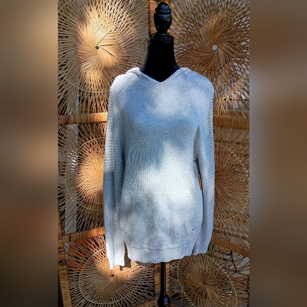 NWT Bixby Cozy Grey Women's Hooded Sweater_XL 16